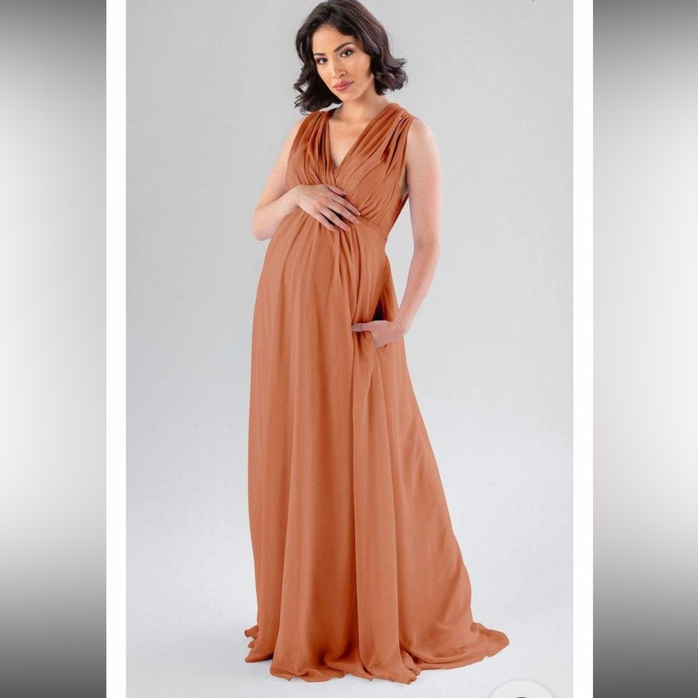 Elegant Tan Maxi Dress for Women